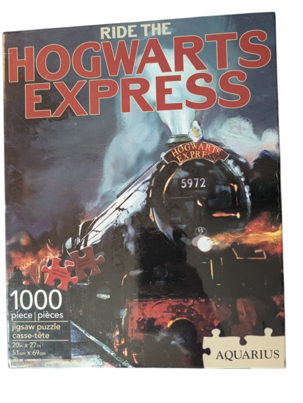 SEALED Hogwarts Express 1000-Piece Jigsaw Puzzle - Harry Potter Gryffindor